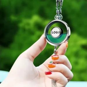 قلادة عطرية للسيارة بشعار خاص